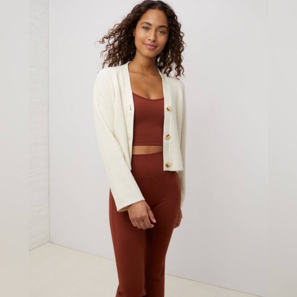 UpWest Cream Cardigan Sweater